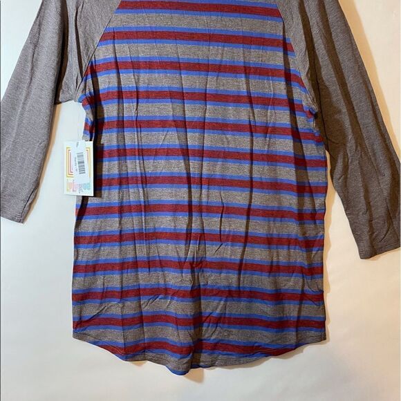 LuLaRoe “Randy “ Tee with 3/4 Raglan sleeves - Picture 1 of 5